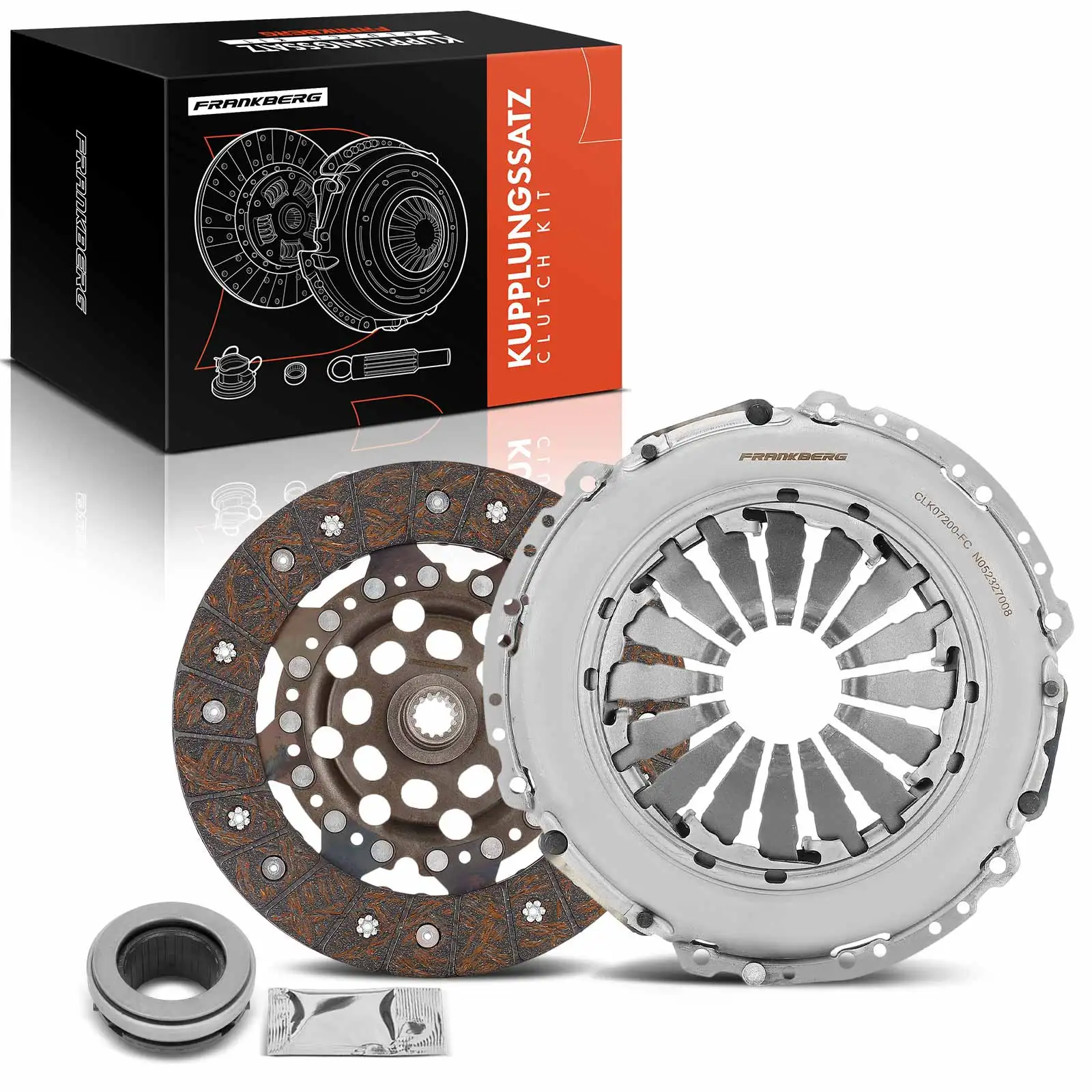Frankberg 1x Koppelingsset voor Opel Agila (A) H00 Suzuki Ignis II MH Wagon R + Hatchback MA 1.2L 2240084 E00 90250658 24467886