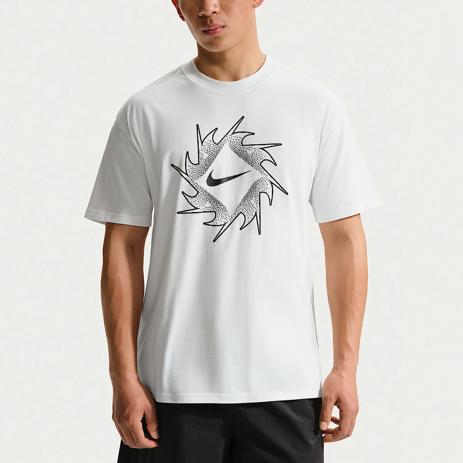 Nike genuine summer men's skin friendly round neck daily loose casual T-shirt IH1378-121