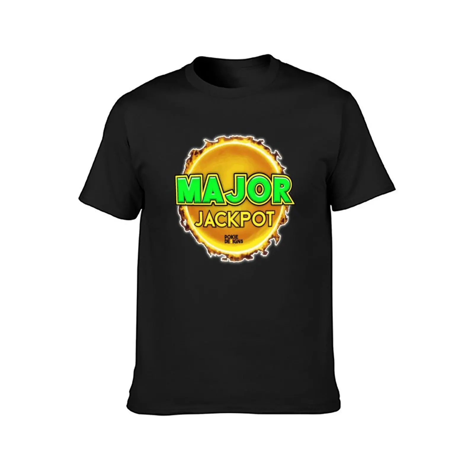 MAJOR JACKPOT Design - Pokie Designs T-Shirt cute tops heavyweights mens tall t shirts