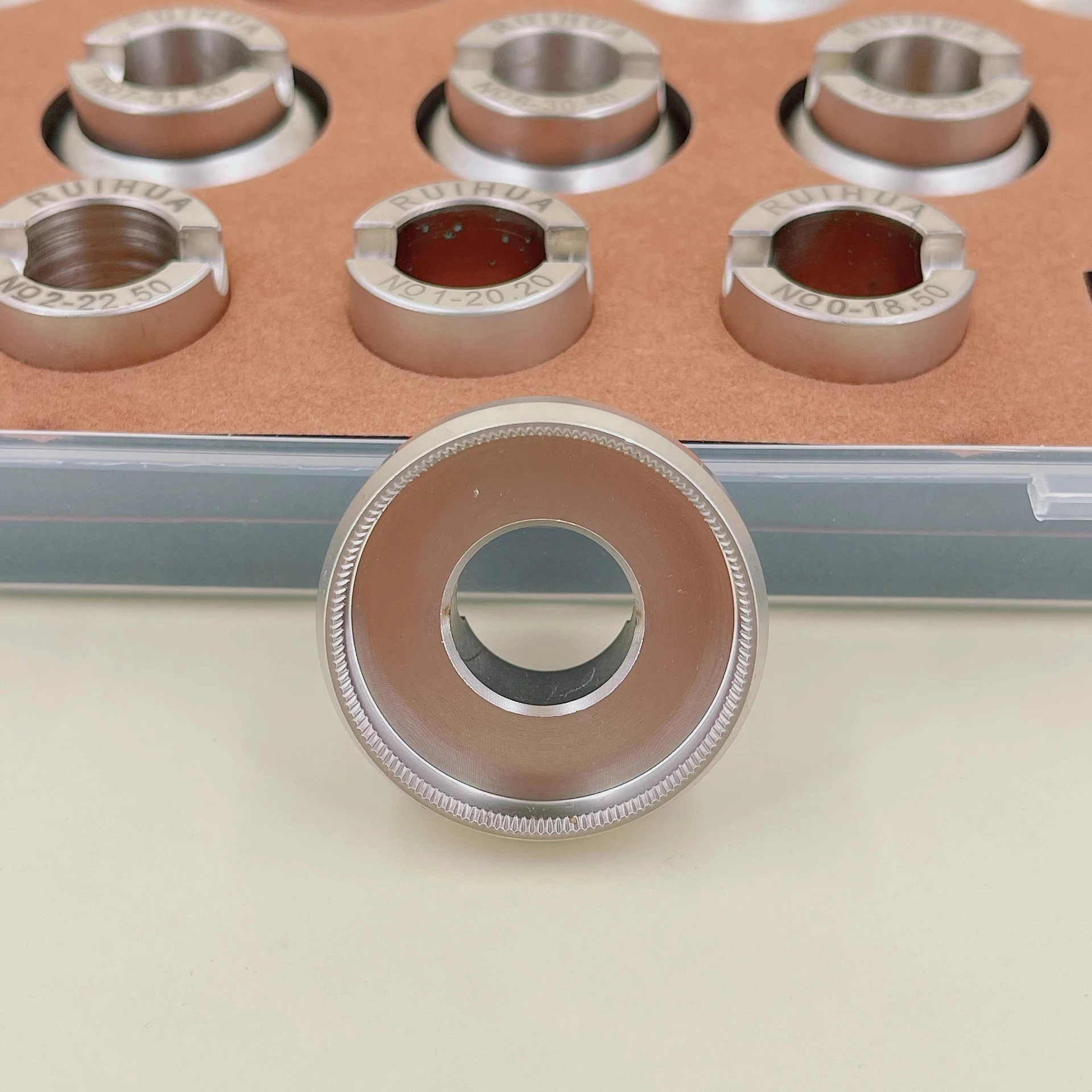 13 unids/set caja de reloj de aleación abridor trasero cubierta ranurada impermeable adecuada para herramienta removedora de relojes Rolex 18,5mm-36,5mm