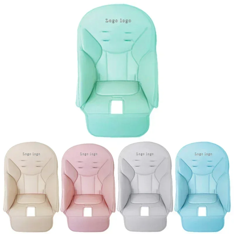 New Baby Chair Cushion PU Oxford Seat Leather Cover Kids Growth Chair Seat Cushion Dinner Chair Case Children Dining Accessories