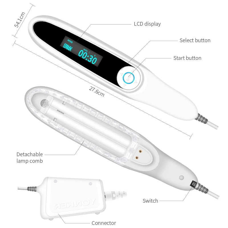 Instrument de photothérapie à ultraviolets UVB, lampe de traitement au Laser, lampe de ps4, photothérapie