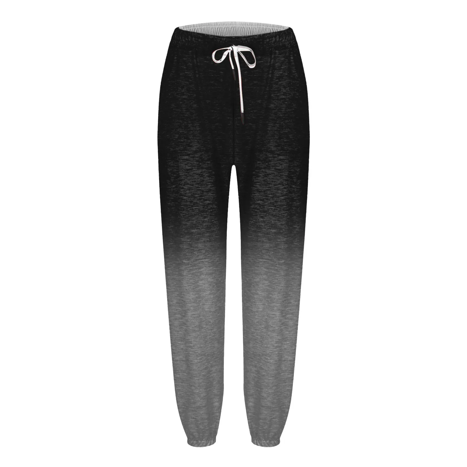 Dames Casual Broek Gradiënt Bedrukte Leggings Sport Casual Joggingbroek Punk Hoge Taille