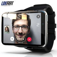 LOKMAT MAX APPLLP 4G WiFi Smart Watch Men Dual Camera Video Calls Android Phone SIM Card Heart Rate Monitor 4G+64G Smartwatch