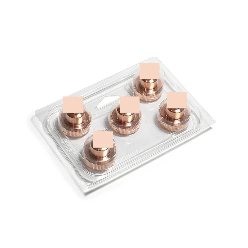 5Pcs W03X0893‑68A Copper Shield Cup, Replacement Plasma Consumables for Lincoln LC105 LC105M Torch