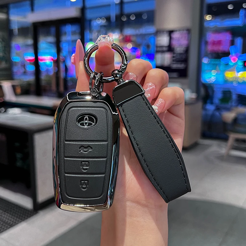 

Toyota 9th generation Camry keycase Rongfang Rav4 shell Highlander buckle Wei car LC250 Prado 25-26 models