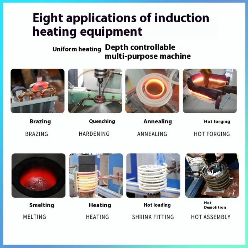 Handheld High-Frequency Induction Multifunctional Heating Small Copper Tube Brazing Machine, Metal Thermal Equipment