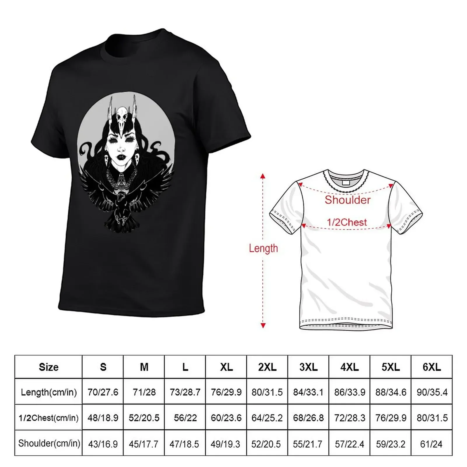 The Morrigan T-Shirt shirts graphic Aesthetic clothing Men's clothing