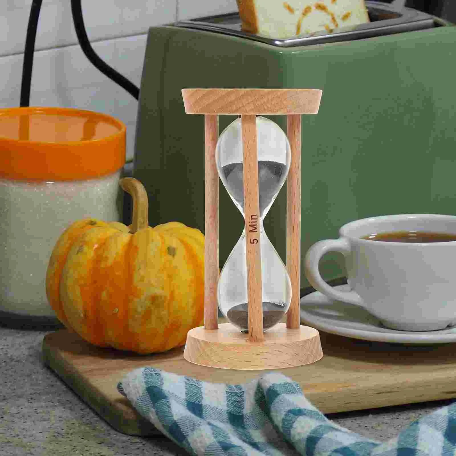 Decorations Hourglass Timer Child Timers Kids Alarm Clock Wooden Home Decorative Sand