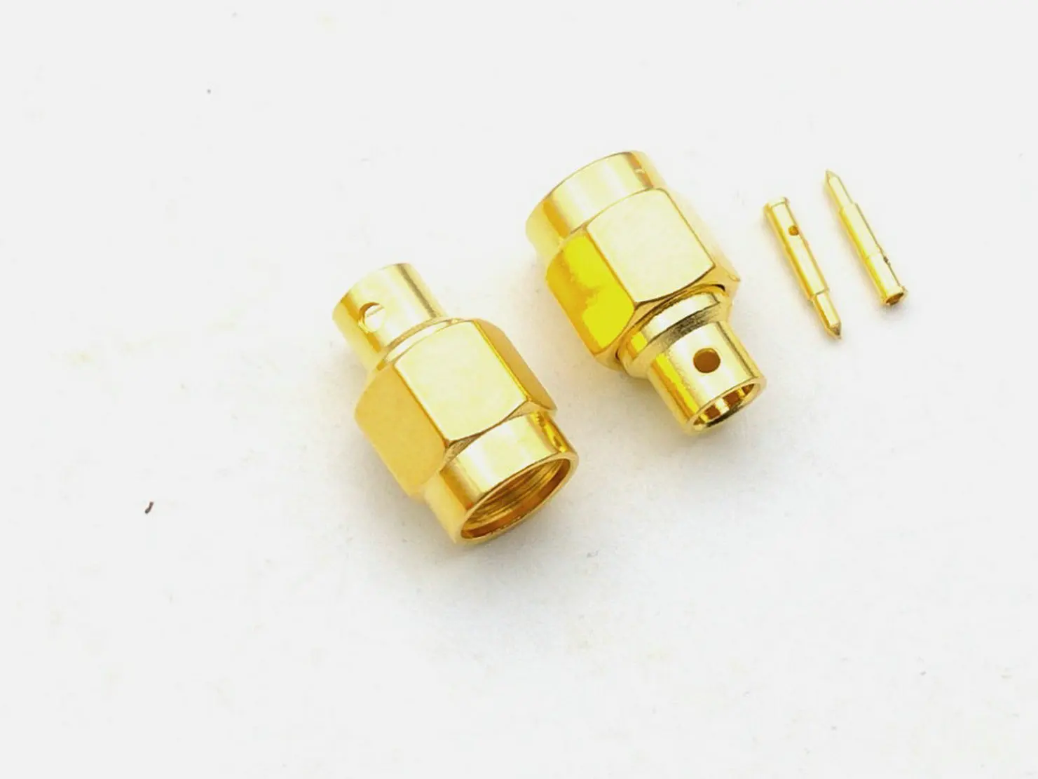 50pcs/100PCS/500PCS SMA Male Plug Solder FOR Semi-rigid RG402 cable connector