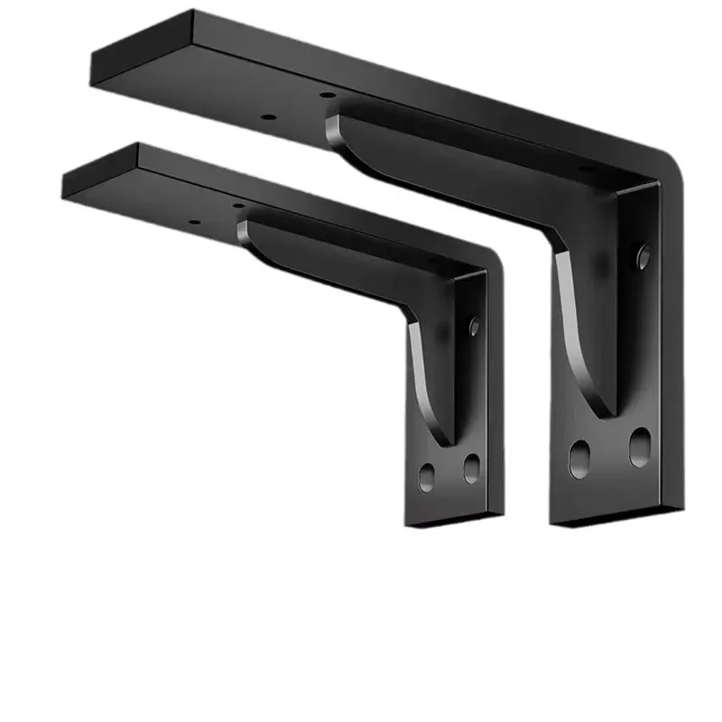 yes2pcs Thickened 600kg Wall Triangular Support Bracket Suspended TV Cabinet Desk Partition Fixed Heavy-duty Thickened Storage R