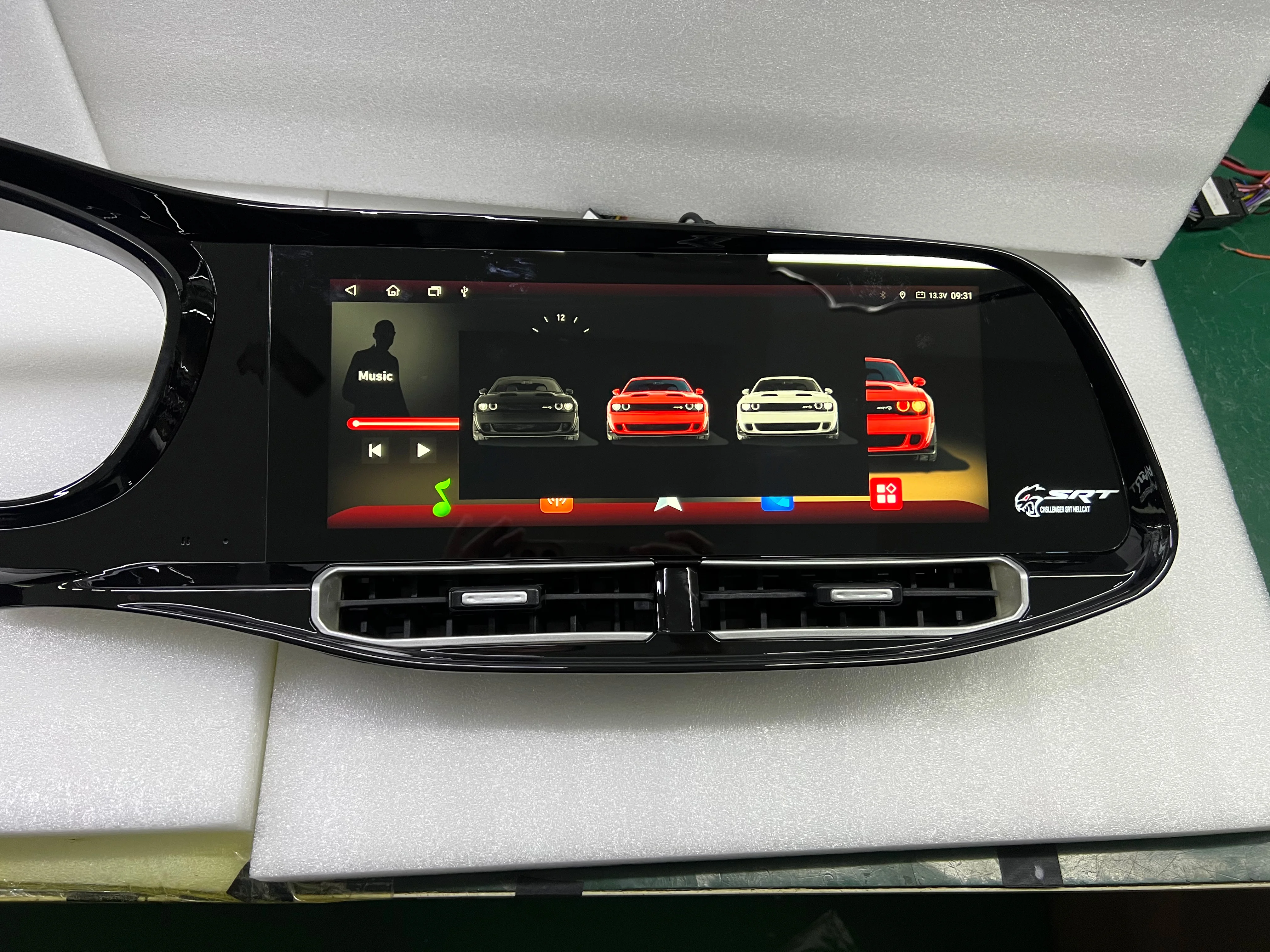 Car Radio For Dodge Challenger SRT Hellcat 2010-2024 Car Multimedia Player Auto GPS Navigation Carplay AI Screen Car accessories