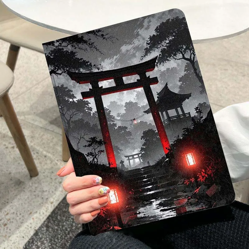 capa-de-tablet-com-design-de-arte-samurai-para-ipad-pro-air-a16-2ª-3ª-4ª-5ª-6ª-7ª-geracao-102-97-11-105-109-129-13-polegadas-–-tendencia