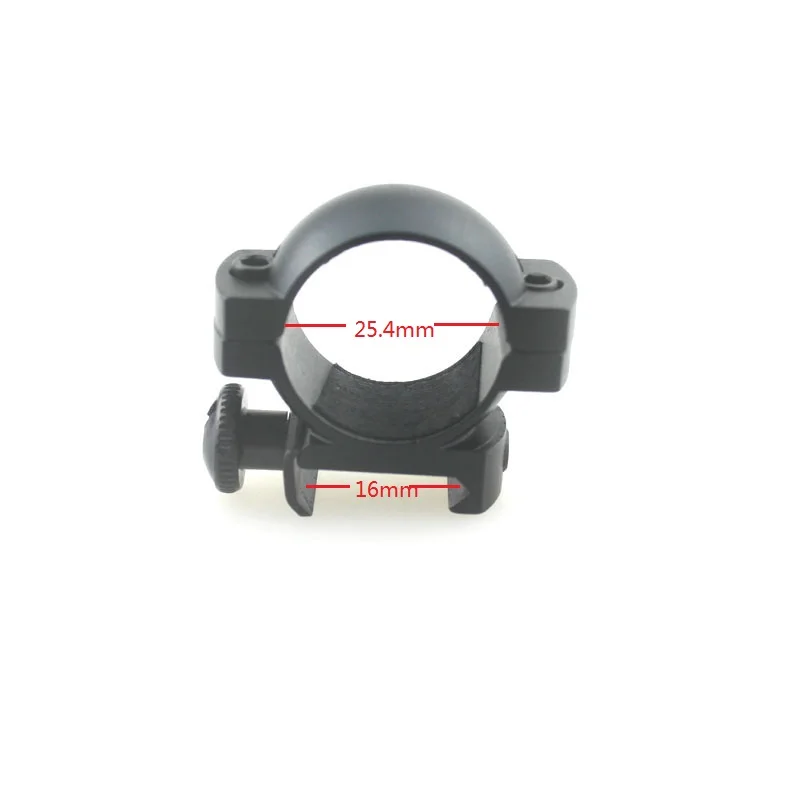 مشبك دراجة من سبائك الألومنيوم 25.4 مم لمصباح يدوي تكتيكي متطرف نطاق منخفض حلقة ويفر السكك الحديدية #6