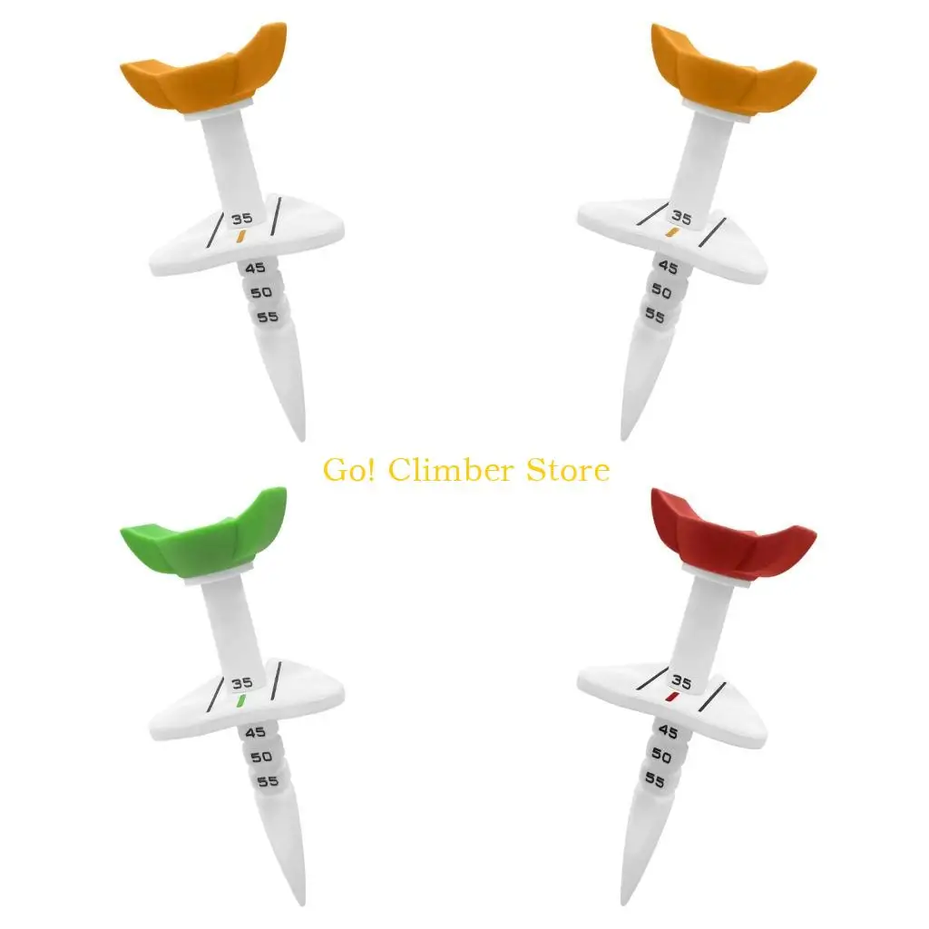Q84C Professional Golf Tees With Adjustable Height And Targeting Systems Enhances Durability For Repeated Use On Any Course