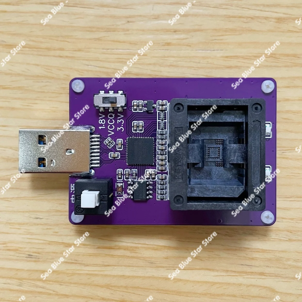 EMMC153 Burning Seat To USB3.0 Mirror Reading and Writing Emmc Chip Test Bga153 Test Rack GL3224