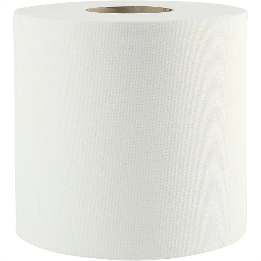 Bathroom CenterPull  Hand Paper Towel Roll 2Ply 7.6 x 8.9 600 Roll 6 Carton White
