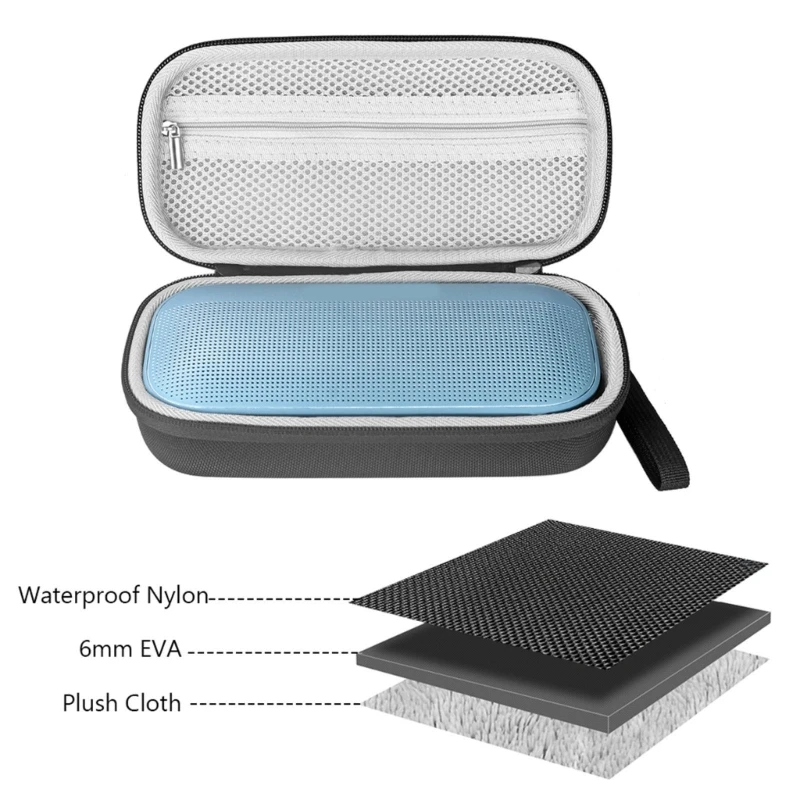 Portables Hard Carrying Bag Travel Storage Case untuk 2 Speaker D2RC