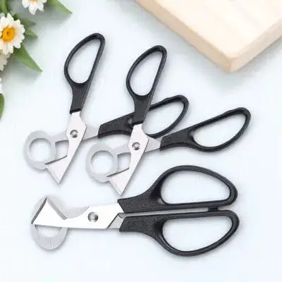 

3Pcs Egg Scissors Stainless Steel Multipurpose Kitchen Shears Antislip Handle Design for Party Bbq Home Dinner Use