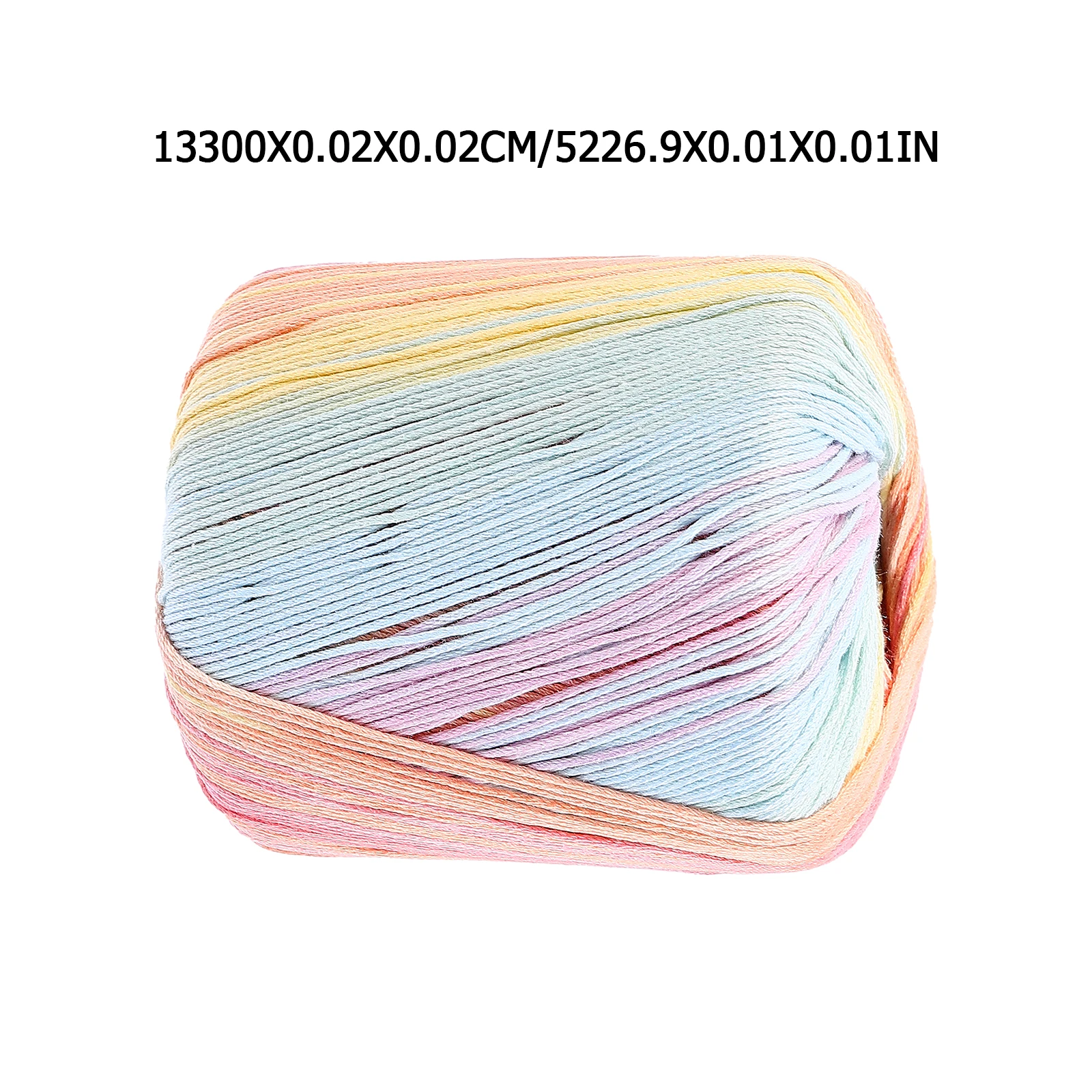 

Lace Thread Cotton DIY Craft Rope 2 Rolls Colorful Macrame Accessories Yarn Soft Washable Knitting String Cotton Material