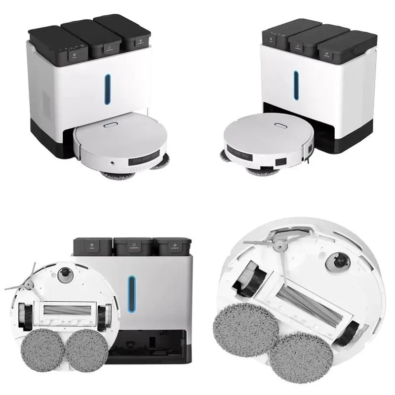 Controlled Robotic Arm Vacuum Cleaner Self Cleaning Wet Dry Mopping Sweeping Robot