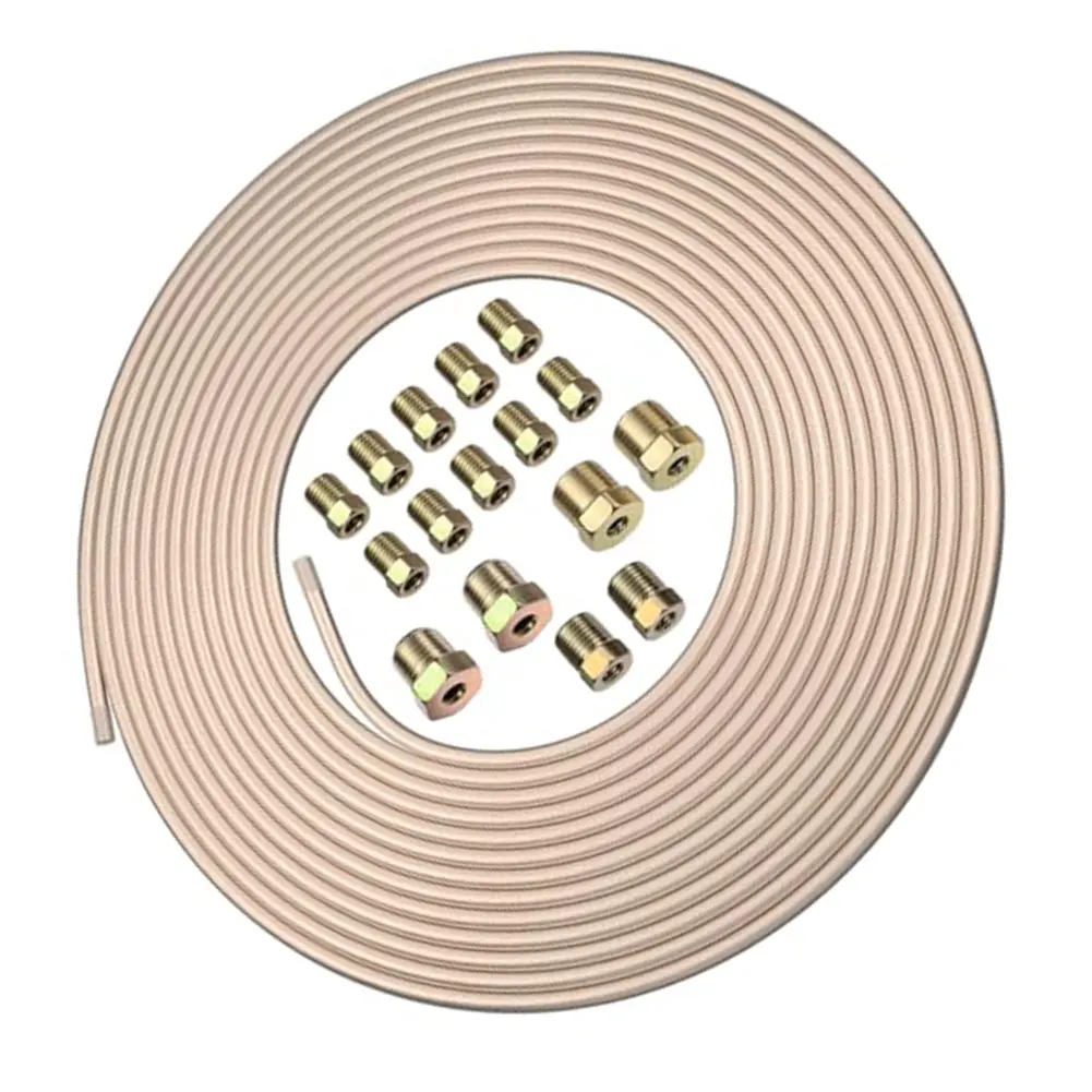 Copper Nickel Line 3 16 Brake Hose Copper-nickel Alloy Construction Reliable Brake System Components Brake Hose For Cars