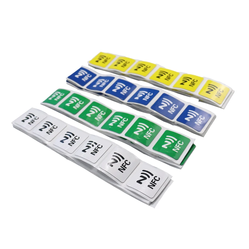 Imagem -03 - Metal Tag Nfc Resistente Adesivo Tag Nfc Programável 144 Bytes Ntag213 20 Pcs