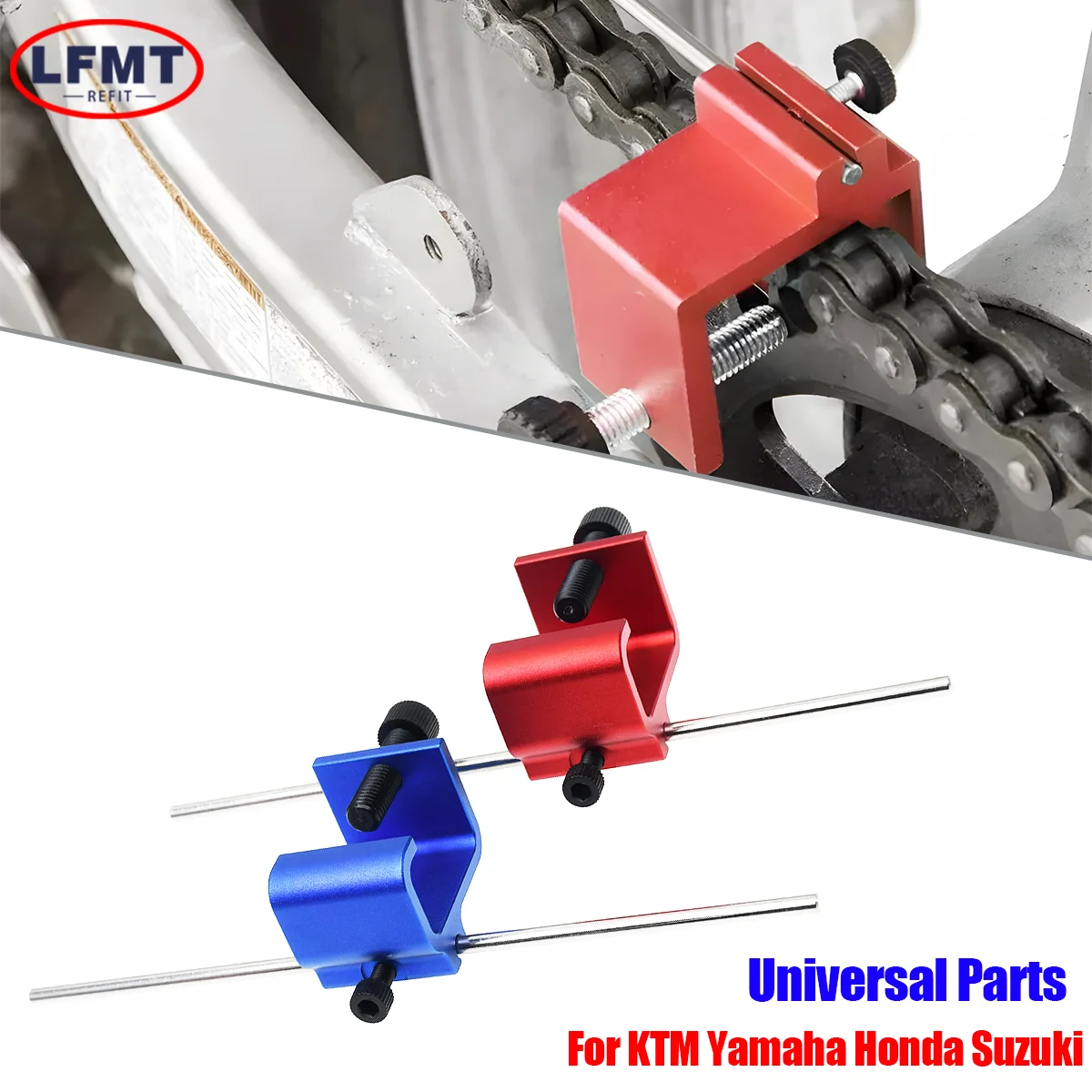 For Motor Scooter Sprocket Sport Dirt Bike ATV Motorcycle Chain Alignment Tool Quick Accurate Alignment Tool Repair Accessories