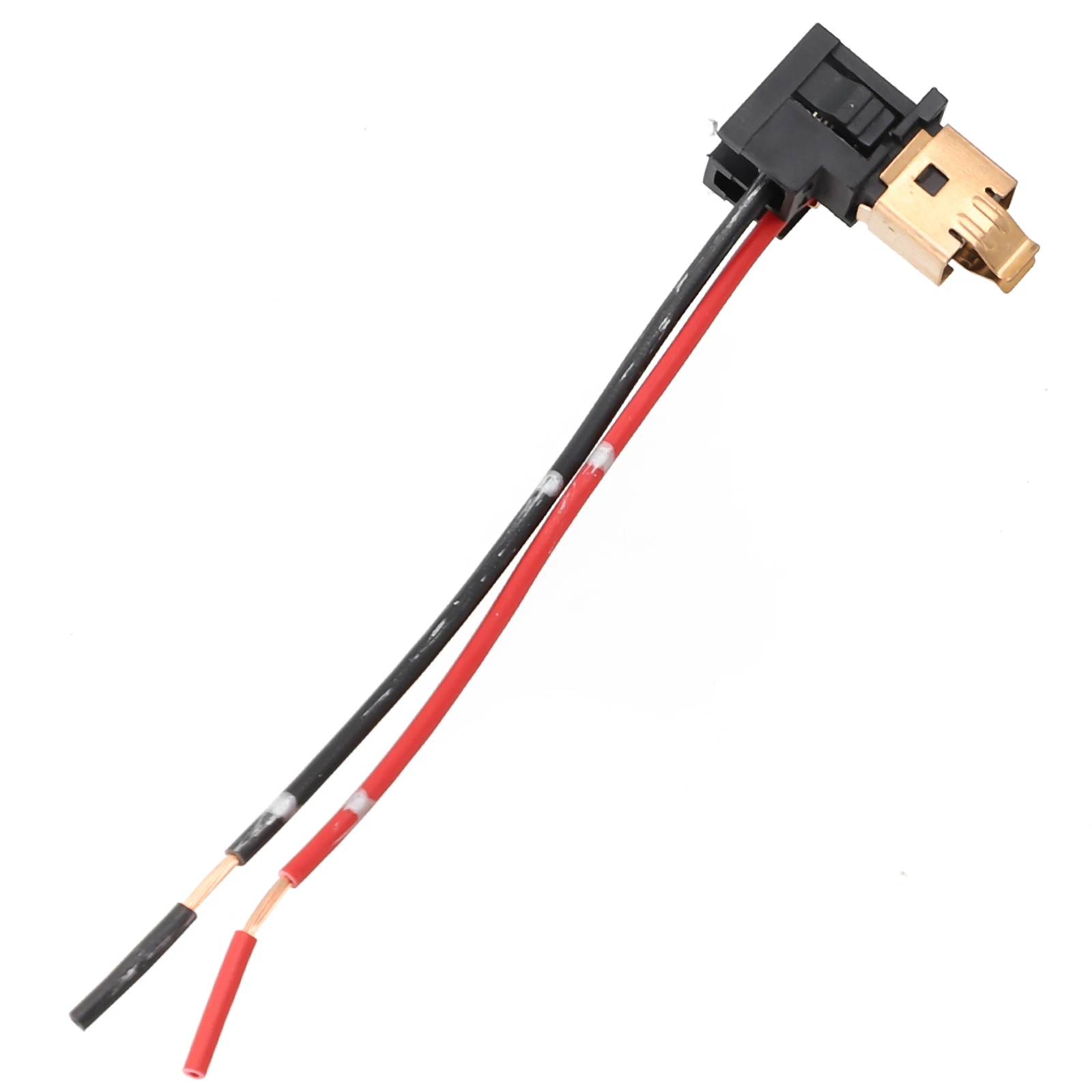 2pcs H1 H3 Car Light Bulb Socket Crooked Plug Copper Core Double Wire Bakelite Plug Car Lamp Socket Connector Wire Accessories