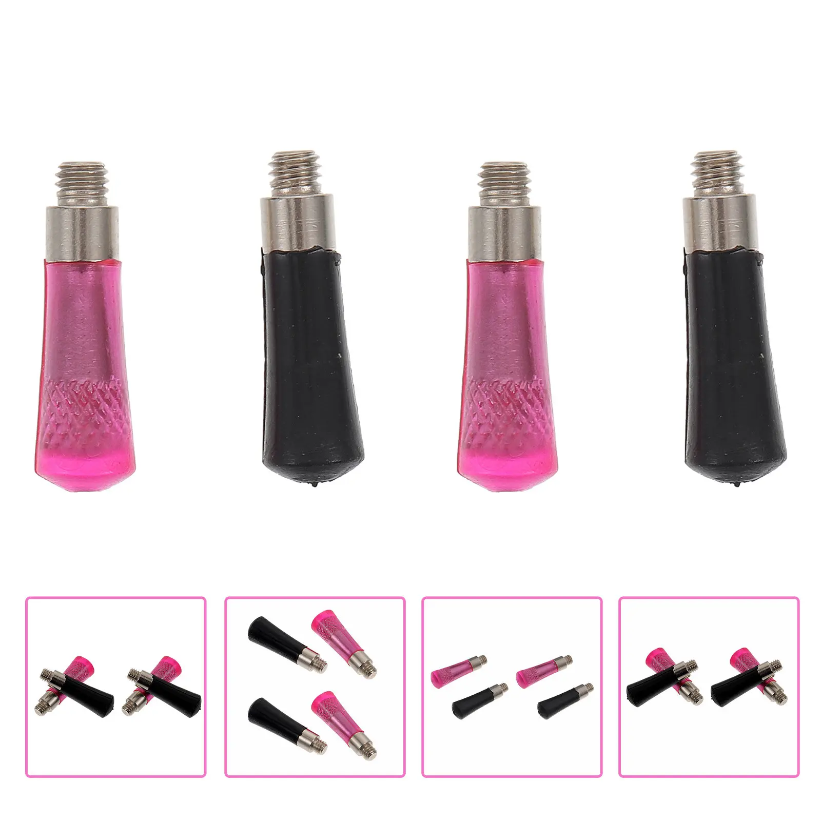 

4Pcs Stainless Steel Scissor Finger Rest for Pet Grooming Hair Cutting Salon Barbers Home Use Comfort Grip Tail Nail Decorative