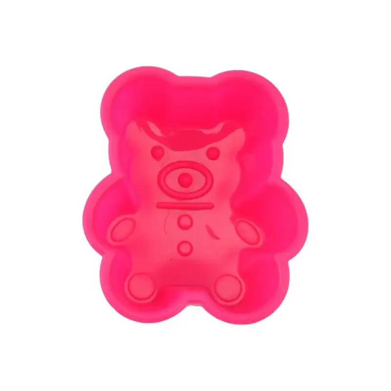 Lovely Bear Form Cake Mold Silicone Mold Cooking Bakeware Maker Pudding Jelly Mold Kitchen Muffin Cupcake Baking Accessories