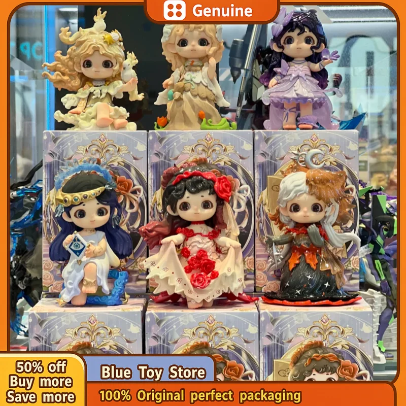 حقيقي Heyone Joy Guardians Covenant Chronicles سلسلة صندوق أعمى لطيف صندوق غامض اللعب عمل أنيمي الشكل Kawaii نموذج هدية #1