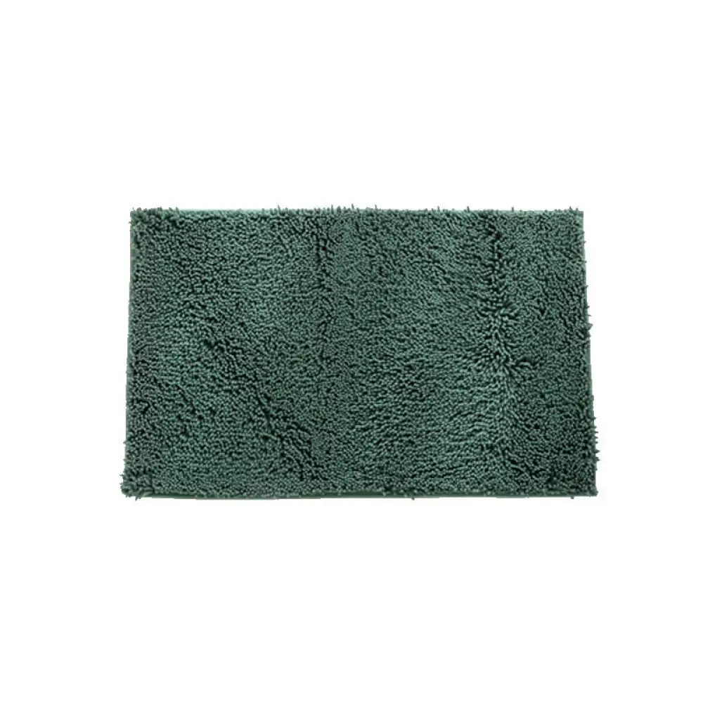 Bedroom Entrance Chenille Plush Absorbent Floor Mat Bathroom Non Slip Foot Mat Bathroom Rug Doorway Carpet Household Essentials