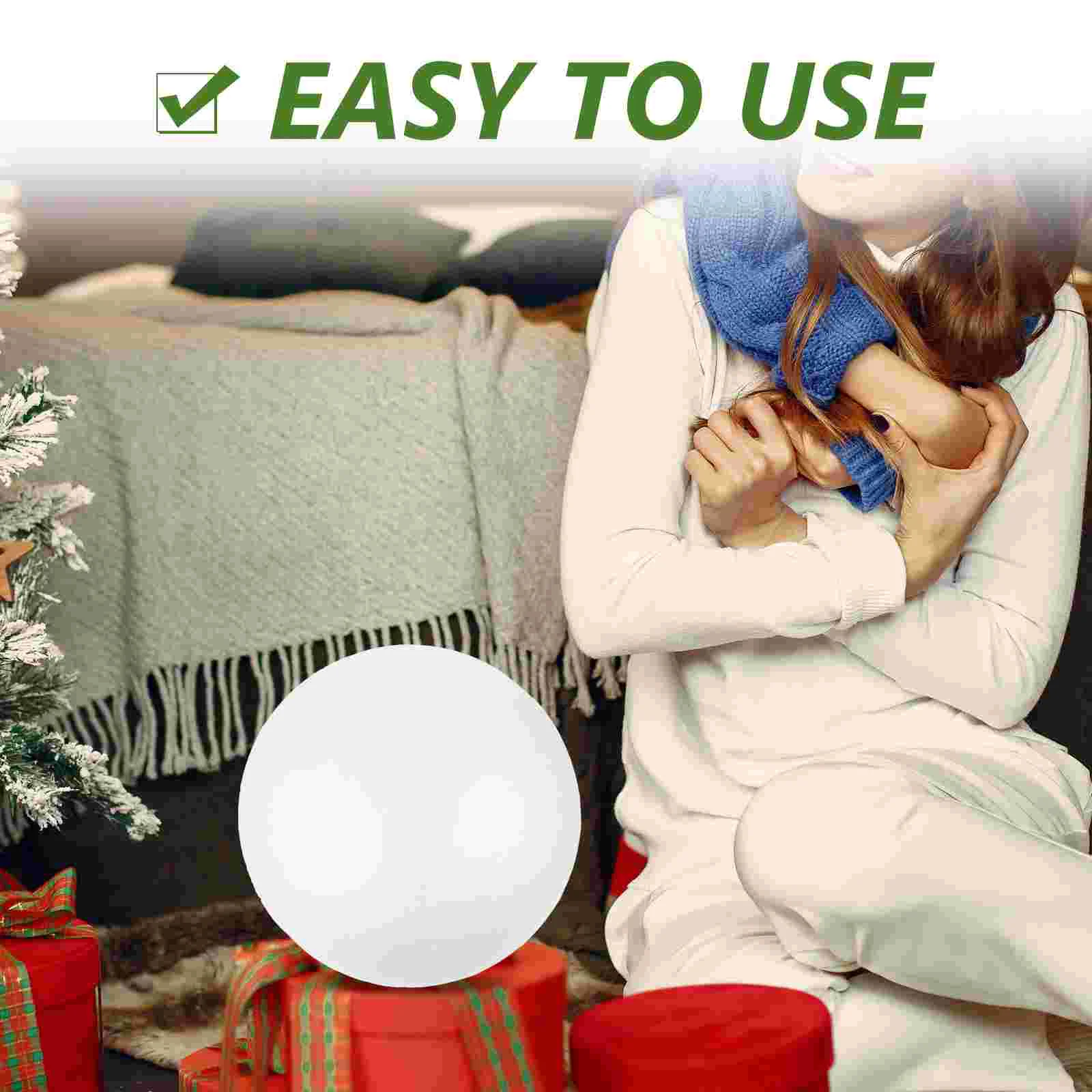 20 CM 크리스마스 및 어린이 공 공 어린이 츄잉껌 장식 흰색 공예