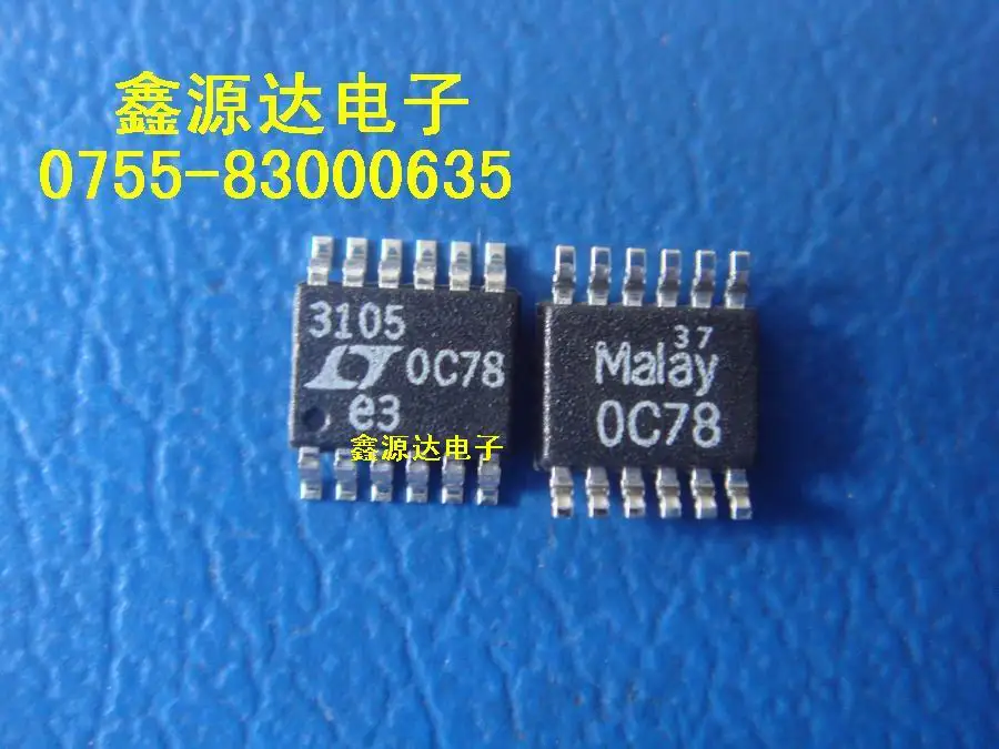 100% LTC3105EMS genuine chip screen printing 3105