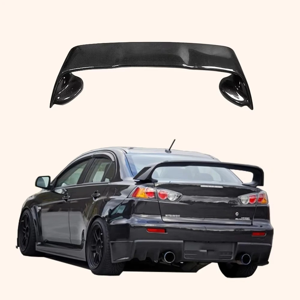 

For Mitsubishi EVO 10 X CZ4A 07-16 Carbon Fiber OE Rear Bumper Trunk Spoiler