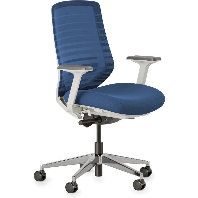 

Ergonomic Chair - A Versatile Desk Chair with Adjustable Lumbar Support, Breathable Mesh Backrest, and Smooth Wheels