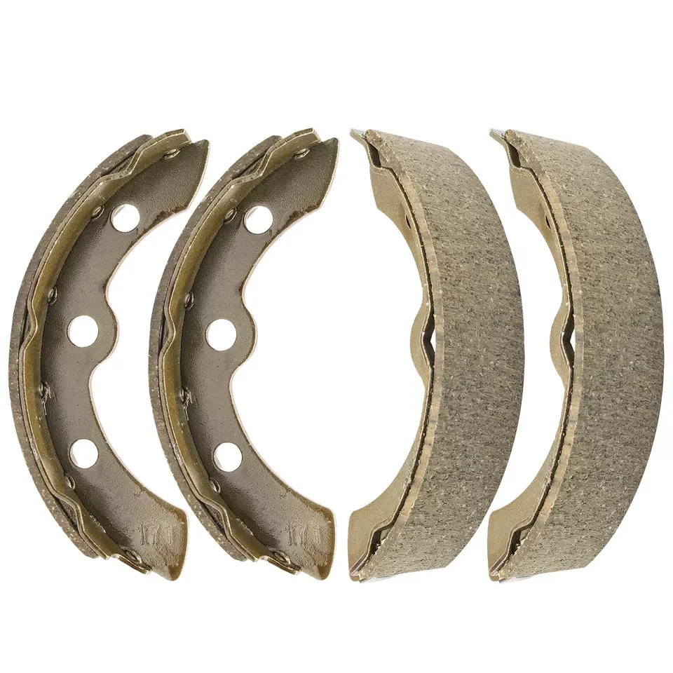 Golf Cart Rear Brake Shoes for Club Car DS & Carryall (Manual Adjust) 1981-1994 OEM# 101146302,