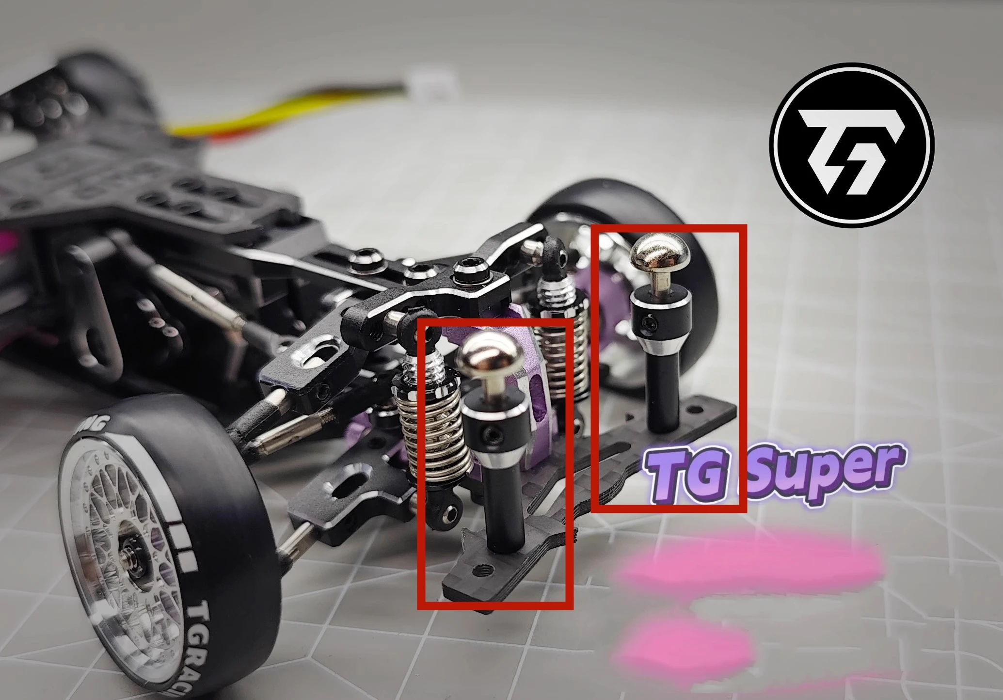 TG  Car Shell Column height freely adjustable for RC Car XRX DRZ ATM BMRC ArtDrift DB LSD Mini-Q