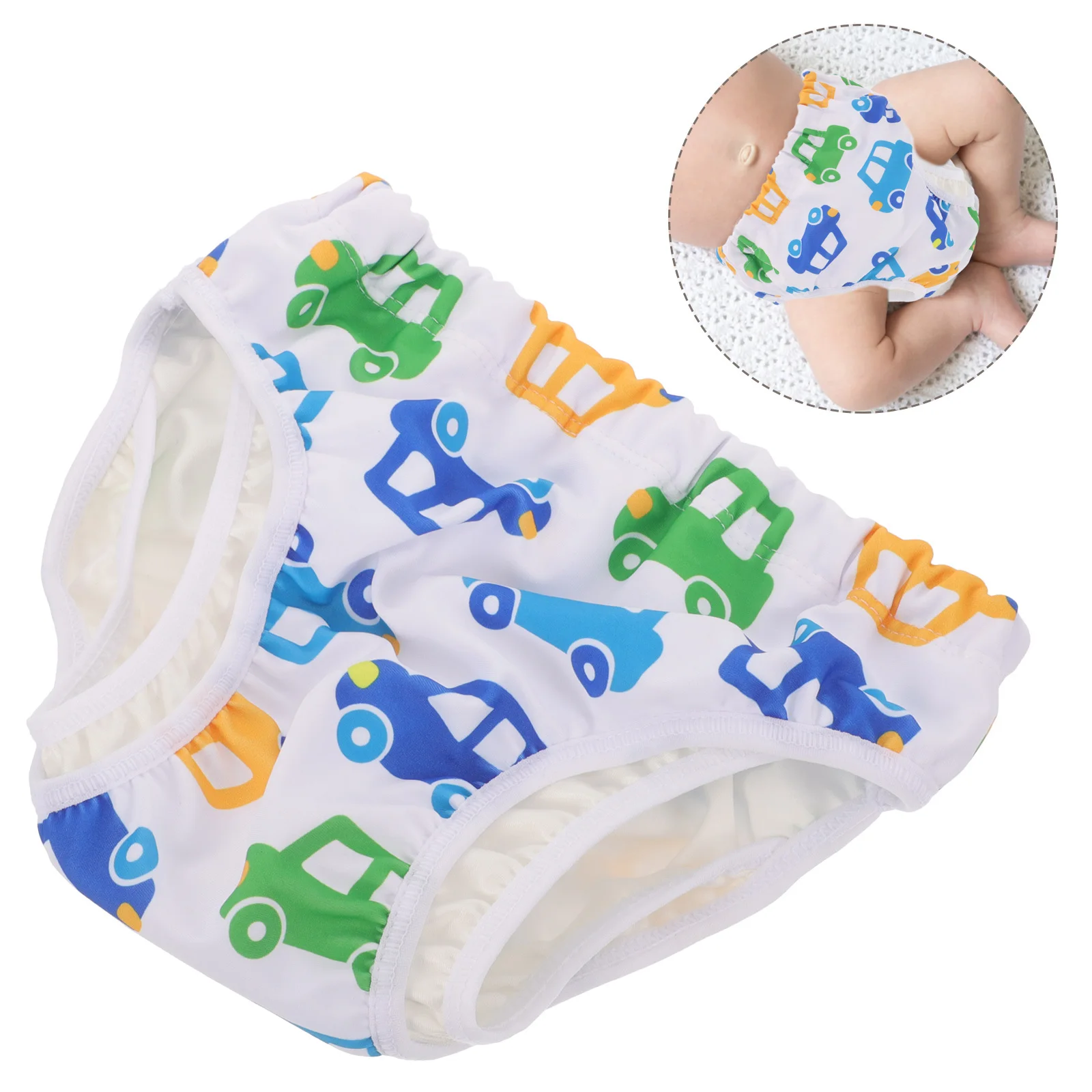 

Leak Proof Reusable Unisex Baby Swim Diaper 2Xl for Toddler Infant Washable Breathable Comfortable Cute Pattern