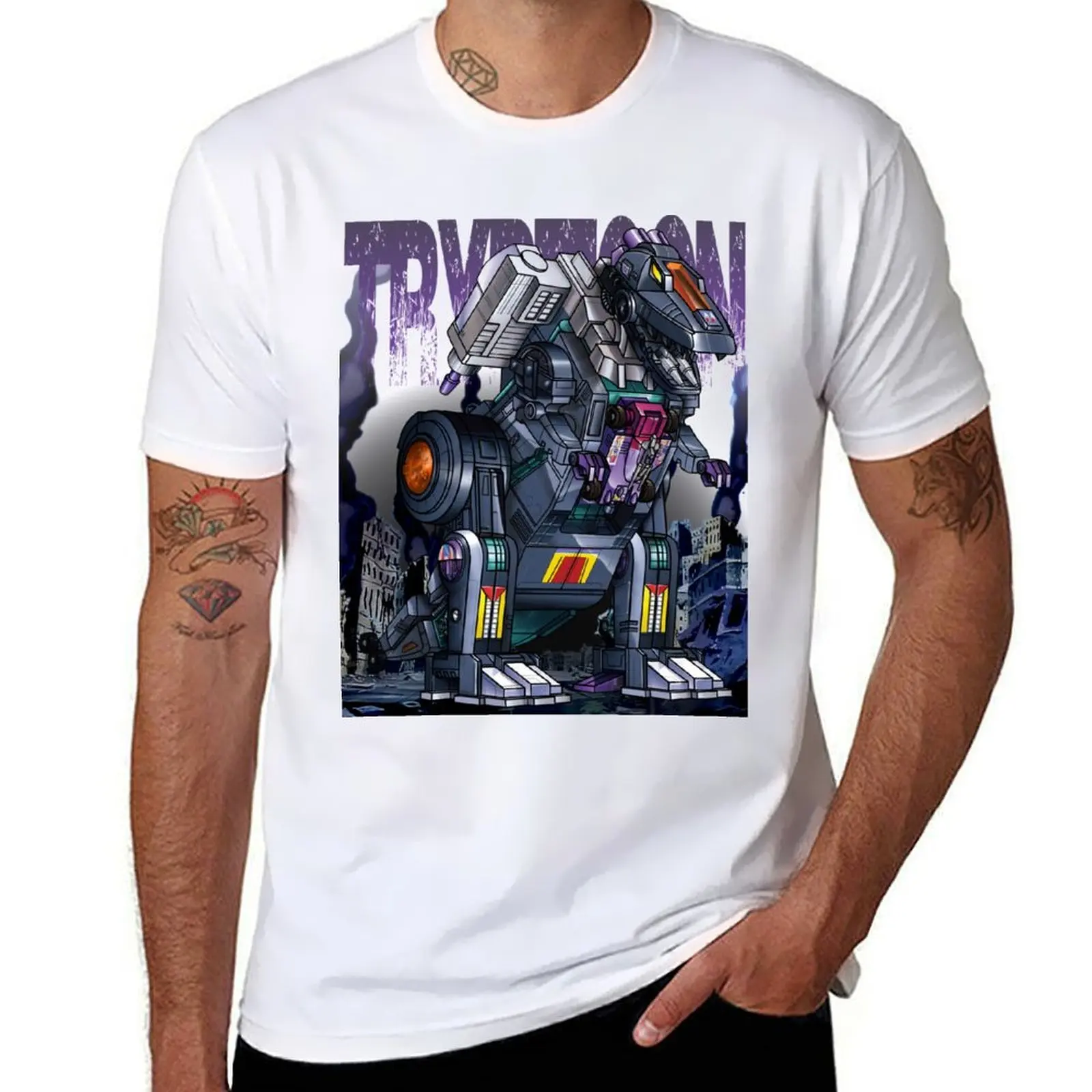 

Trypticon T-Shirt Regular Fit Plain Tee Shirt