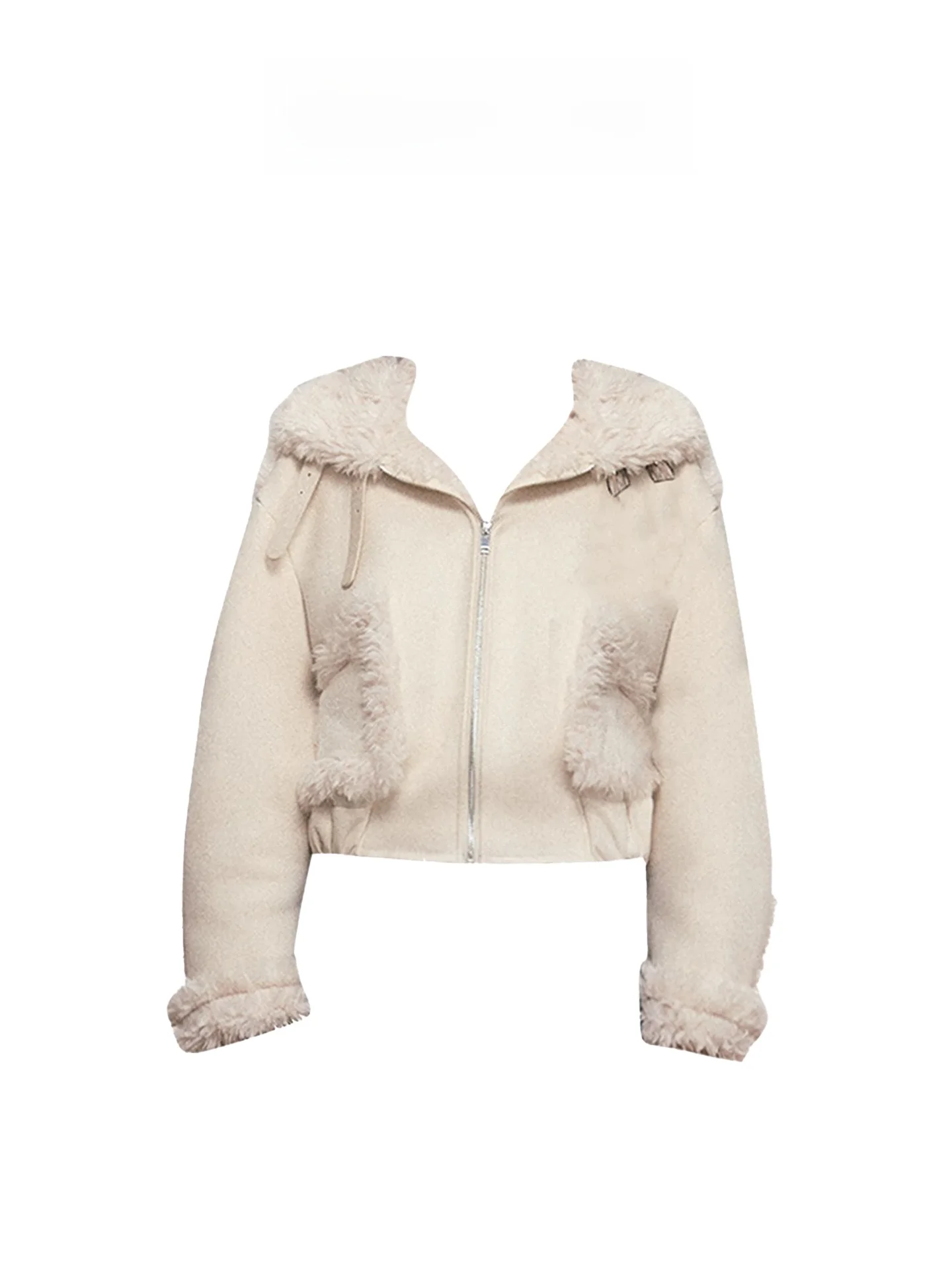 

HEZA женское пальто из искусственного меха больших размеров, повседневное пальто в Корейском стиле с лацканами для похудения, универсальная свободная зимняя верхняя одежда