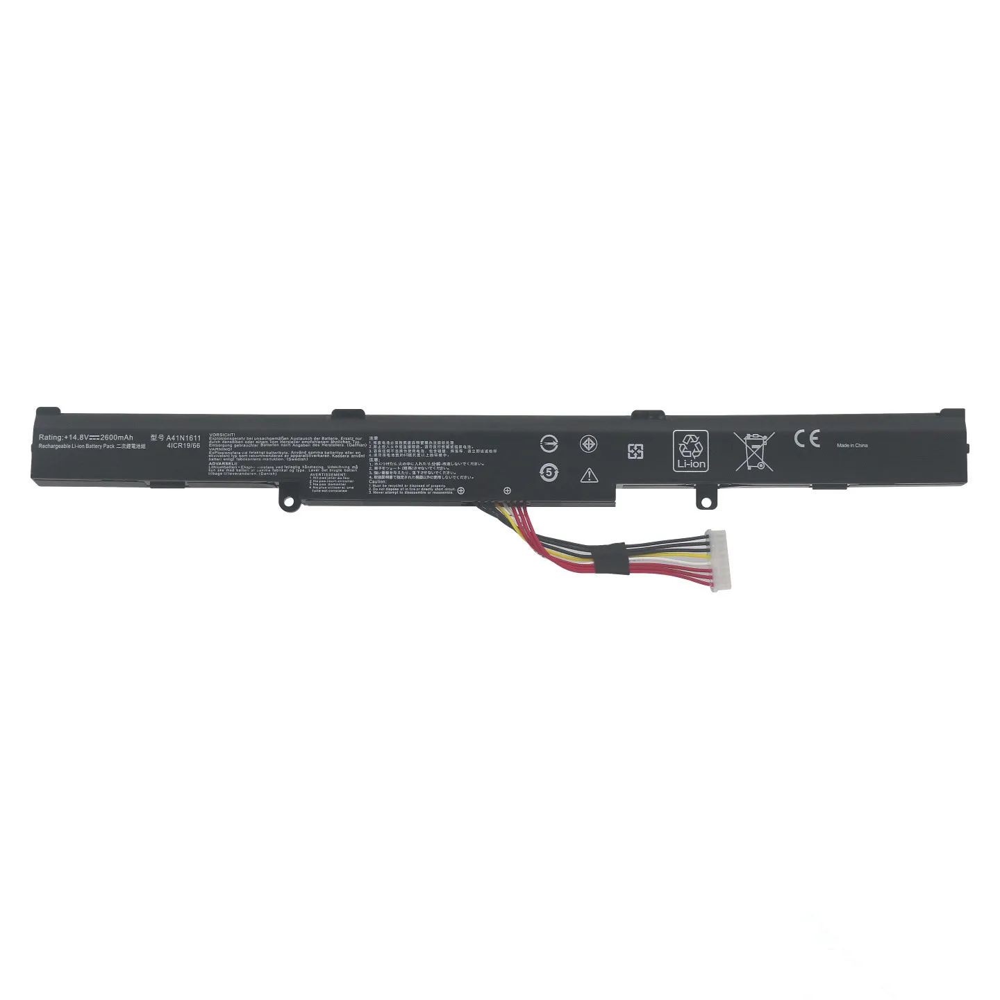 A41N1611 Laptop Battery for FX53V FX53VD ZX53VB ZX53VW ZX53VD ZX73V FZ53V FZ53VD GL553V GL553VE GL553VD GL553VW 48WH