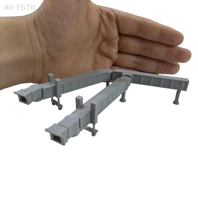 [P] 1 Set Static Facilities Display Gifts 1:400 Airport Equipment Double Corridor Bridge Scene Model Collection Toys Decoration