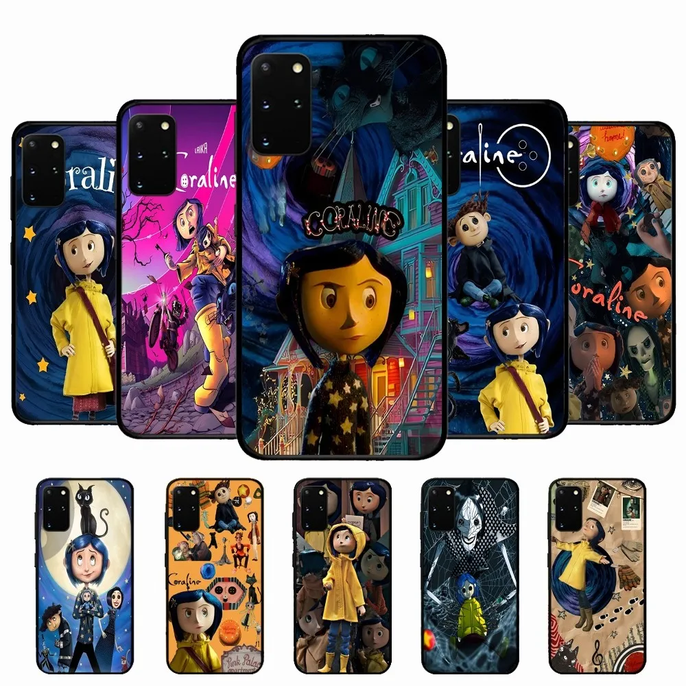 

Anime C-Coraline Phone Case For Samsung S 9 10 20 21 22 23 30 23 24 Plus Lite Ultra FE S10lite Fundas