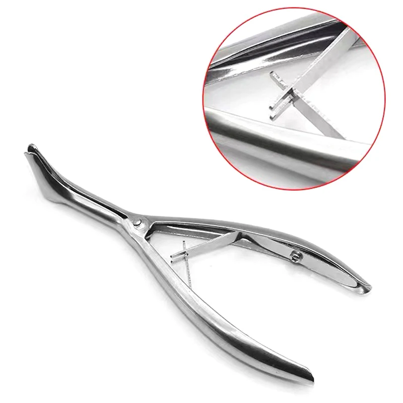 New Nose Mirror Ear Canal Dilator Stainless Steel Speculum Nostril Nose Pliers Nasal Dilator Professional Tools