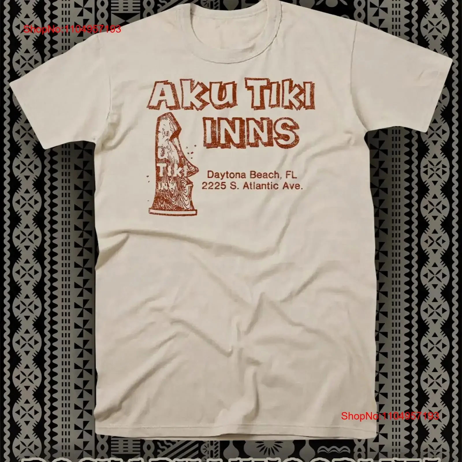 Retro Tiki Art T Sh… - image