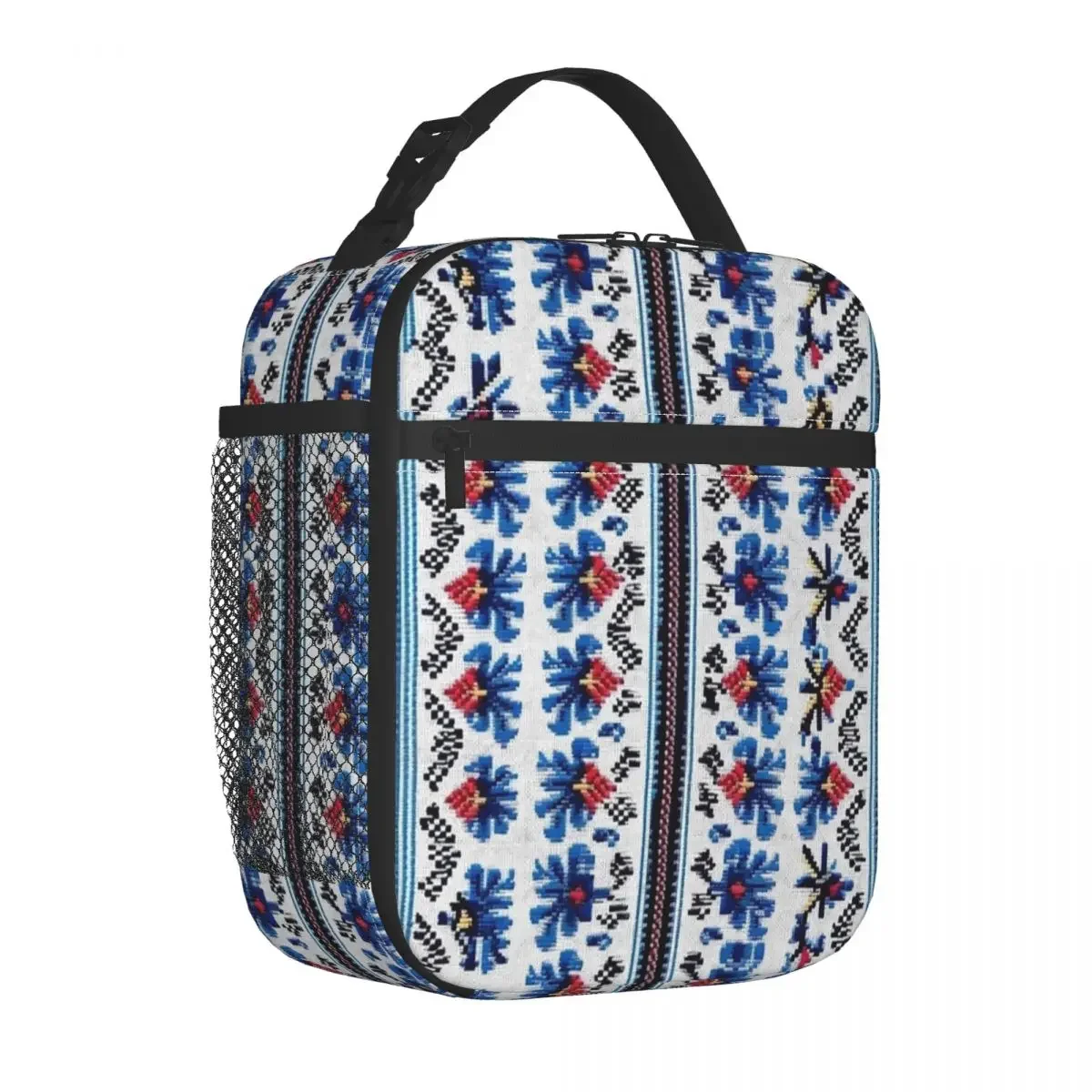 

Vyshyvanka Embroidered Bohemian Insulated Lunch Bags Leakproof Reusable Cooler Bag Lunch Box Tote College Men Women