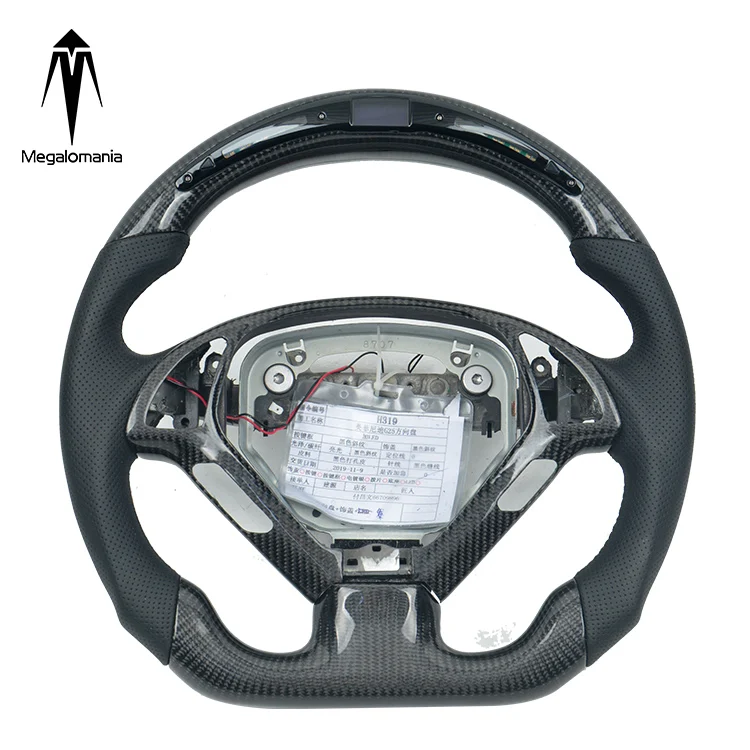 Custom Alcantara Carbon Fiber Steering Wheel For Infiniti G37 G25 Sport Steering Wheel