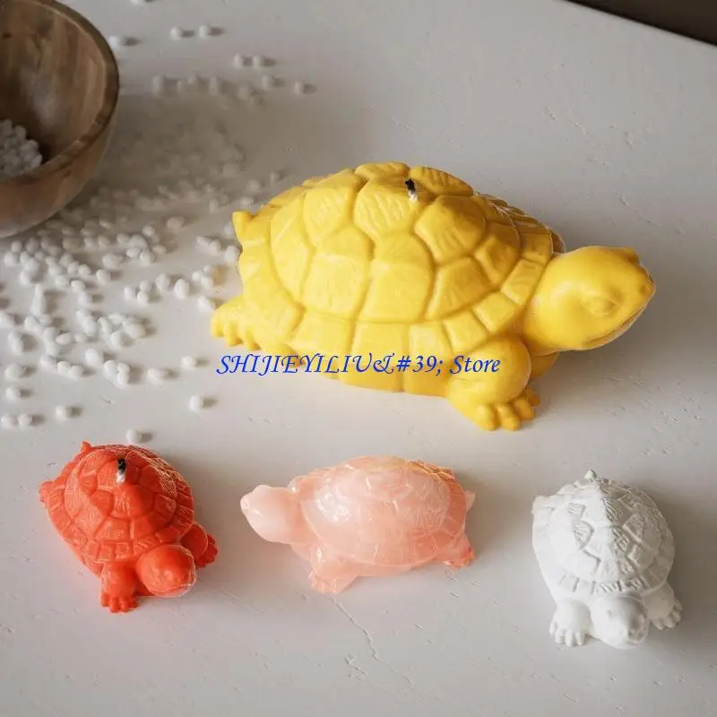 E21F Flexible Turtles Table Ornament Mold Suitable for Various Crafting Materials